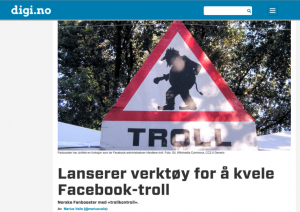 Story from digi.no: 24SevenSocial launches Troll Control to strangle Facebook trolls